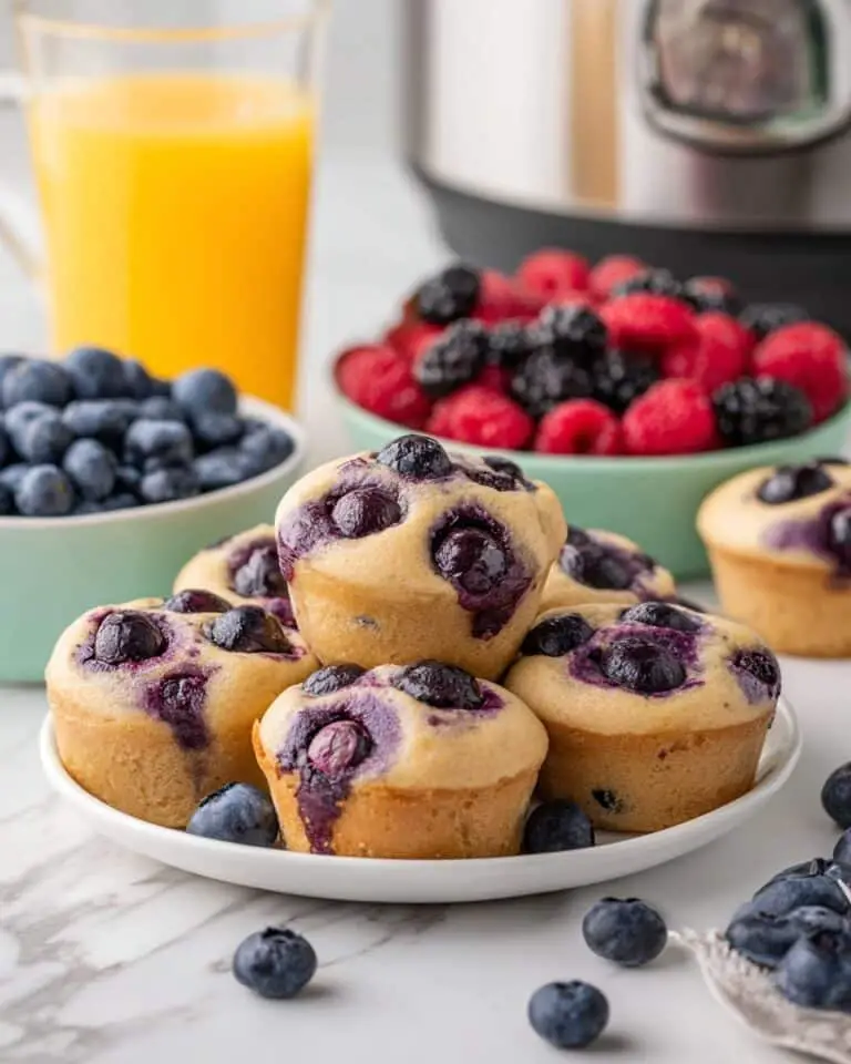 Instant Pot Pancake Bites with Fresh Fruit Recipe