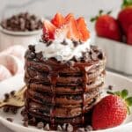Double Chocolate Pancakes (Breakfast or Dessert!) Recipe