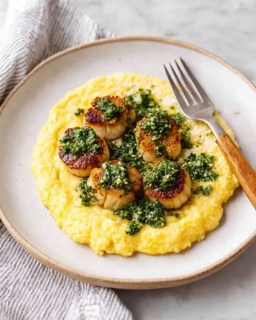 Seared Scallops with Persillade Recipe