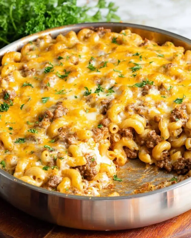 One Pot Cheeseburger Casserole Recipe