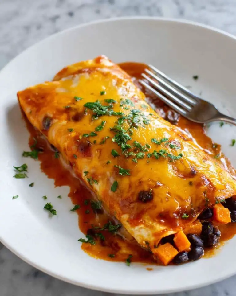 Sweet Potato and Black Bean Enchiladas Recipe