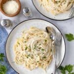 Cottage Cheese Alfredo Sauce with Fettuccine Recipe