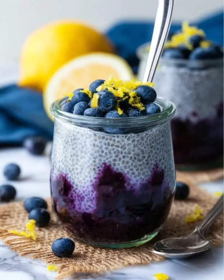 Blueberry Lemon Chia Seed Pudding Recipe