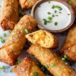 Buffalo Chicken Egg Rolls Recipe