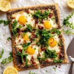 Puff Pastry Breakfast Pizza with Everything Bagel Crust Recipe