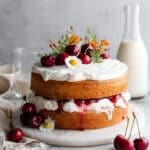 White Forest Cake Recipe