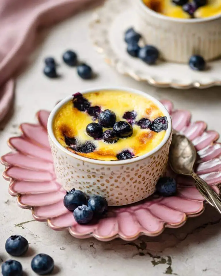 Blueberry Baked Yogurt Recipe
