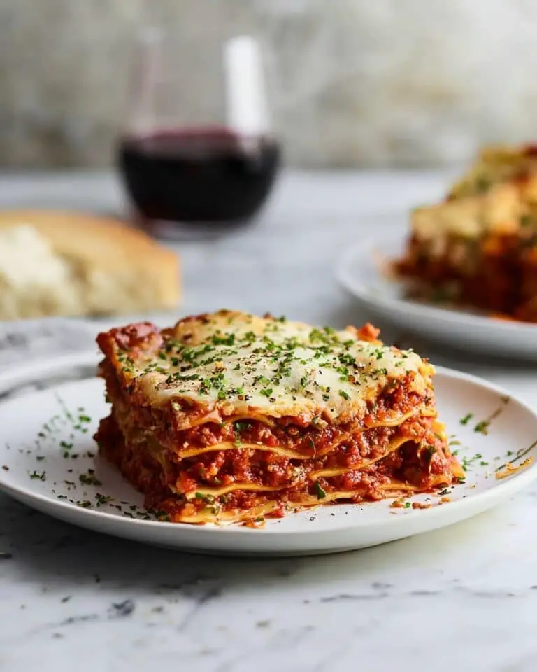 Make-Ahead Classic Beef and Italian Sausage Lasagna Recipe
