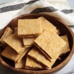 Almond Flour Parmesan Crackers Recipe