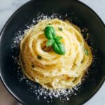 One-Pot Lemon Basil Parmesan Pasta Recipe