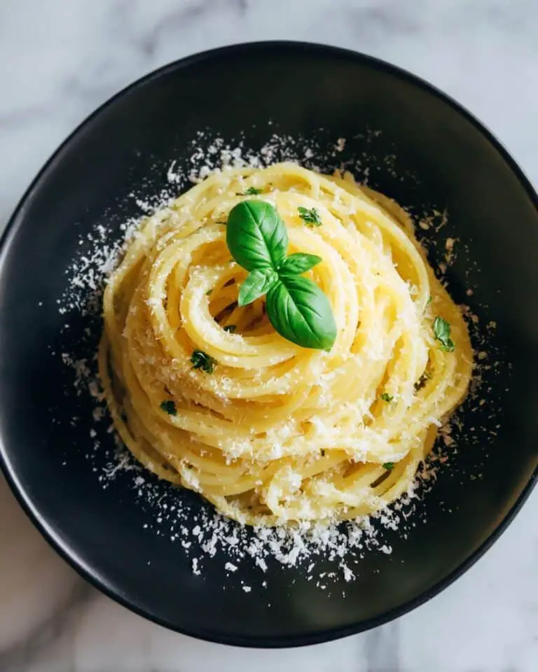 One-Pot Lemon Basil Parmesan Pasta Recipe