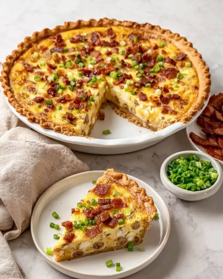 Loaded Potato Quiche Recipe