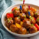 Slow Cooker Pineapple Brown Sugar Meatballs Recipe