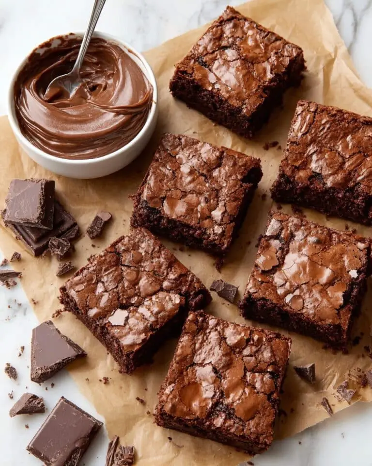 3 Ingredient Nutella Brownies Recipe