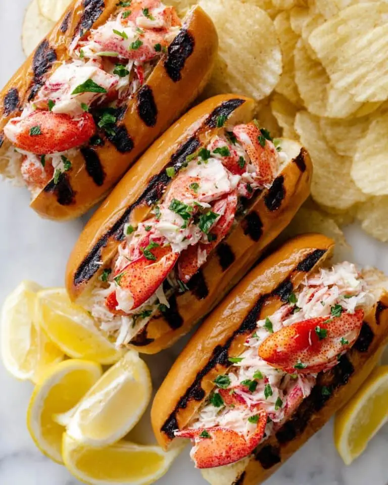 Grilled Snow Crab Roll with Garlic Butter and Fresh Parsley Recipe