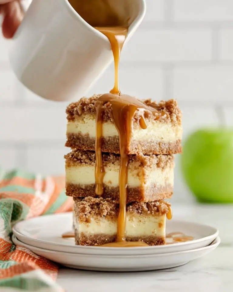Caramel Apple Cheesecake Bars Recipe