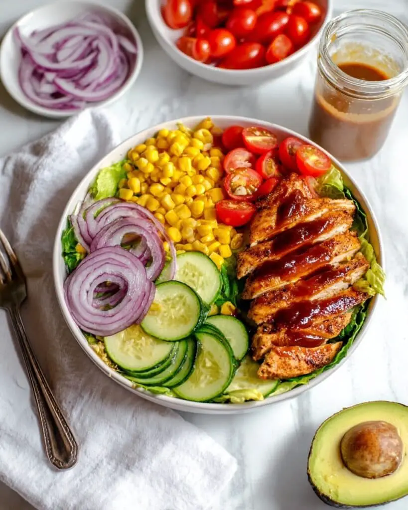 Hot Honey Grilled Chicken Salad Recipe