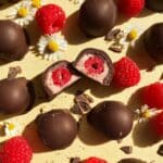 Frozen Chocolate Covered Raspberries Recipe