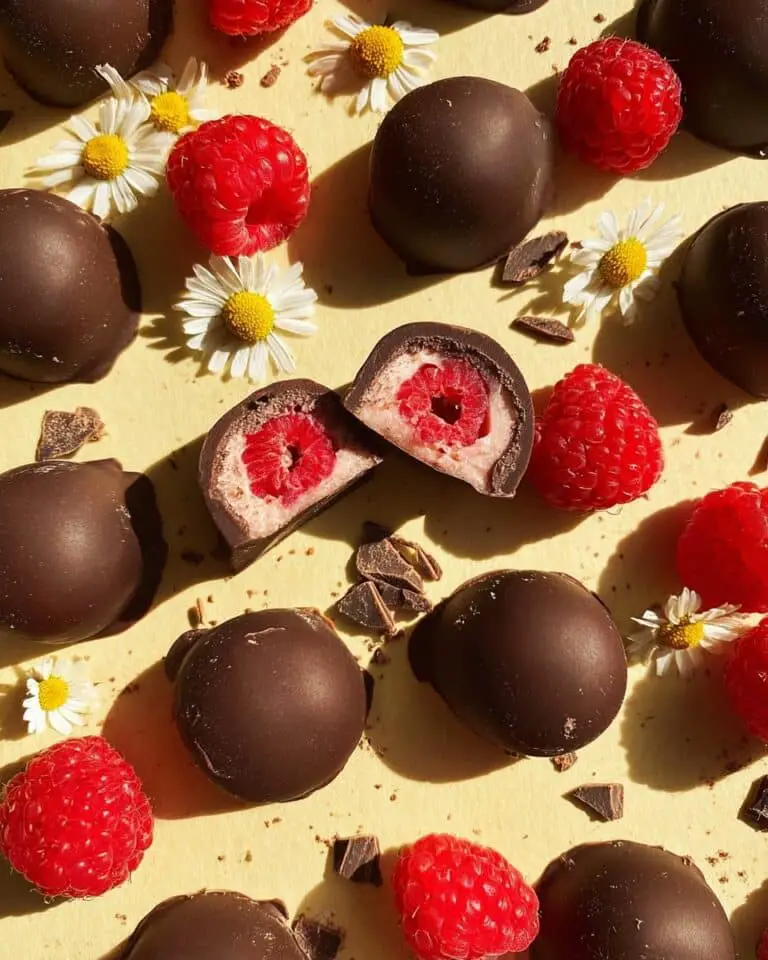 Frozen Chocolate Covered Raspberries Recipe