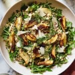 Roasted Leek and Fennel Salad with Arugula and Lemon Dijon Vinaigrette Recipe