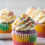Tie Dye Rainbow Cupcakes Recipe