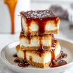 Salted Caramel Cheesecake Bars Recipe
