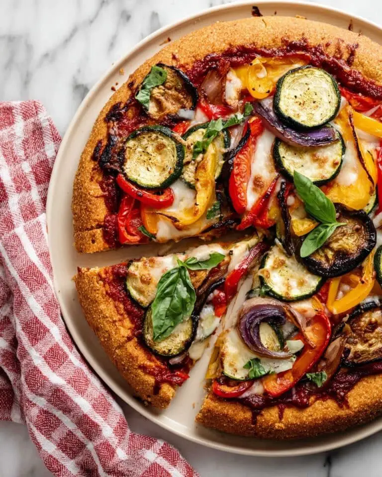 Roasted Vegetable Whole Wheat Pizza Recipe