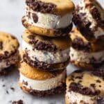 Brookie Cookie Dough Ice Cream Sandwiches Recipe