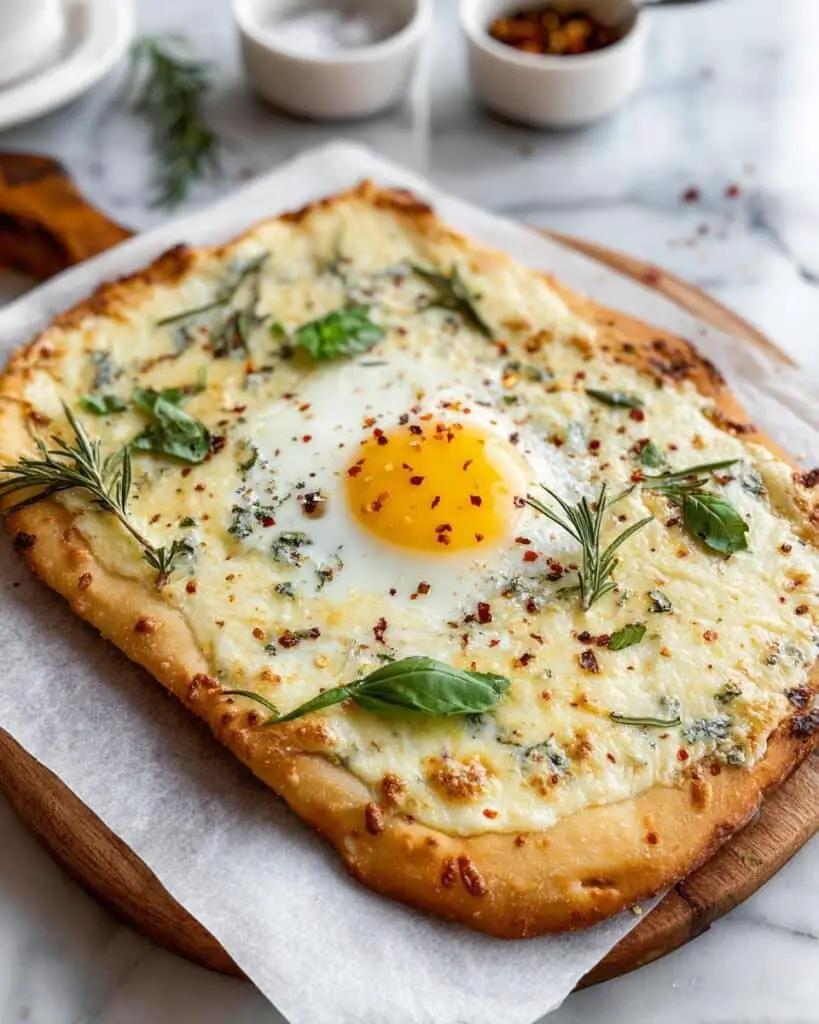 Rosemary Potato Breakfast Flatbread Pizza Recipe