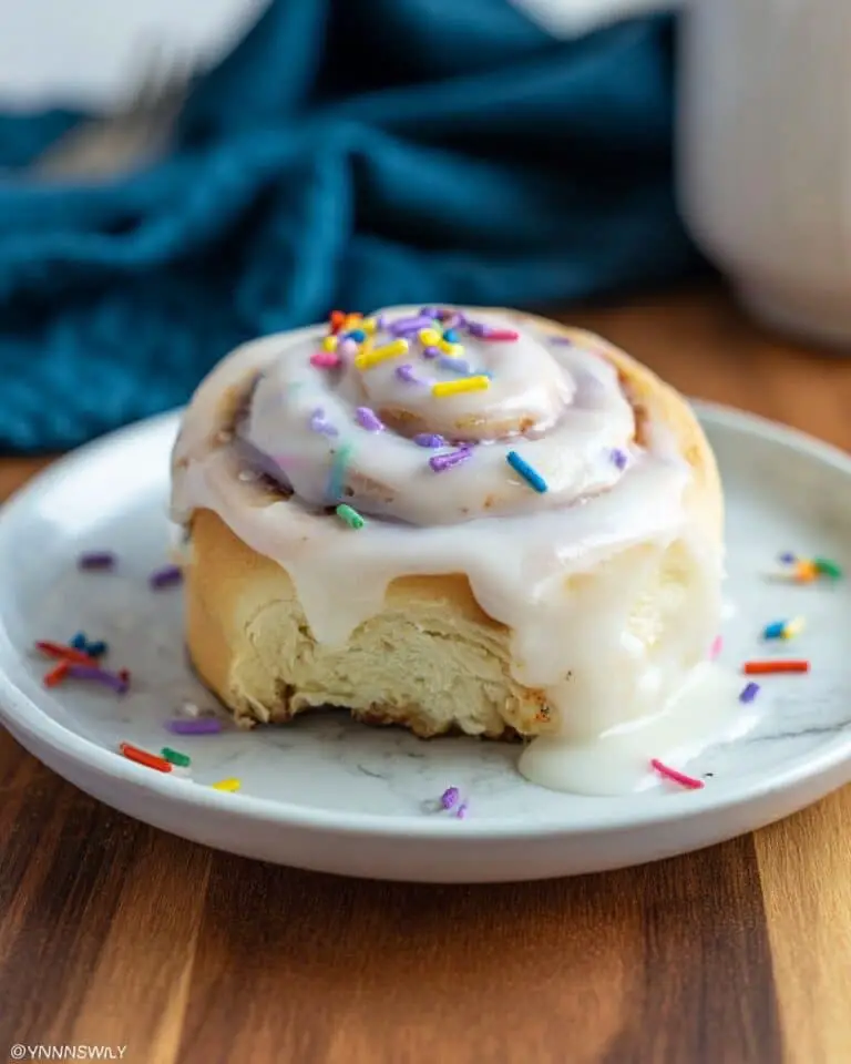 Cake Batter Cinnamon Rolls Recipe