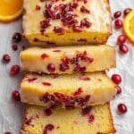Cranberry Orange Bread with Citrus Glaze Recipe