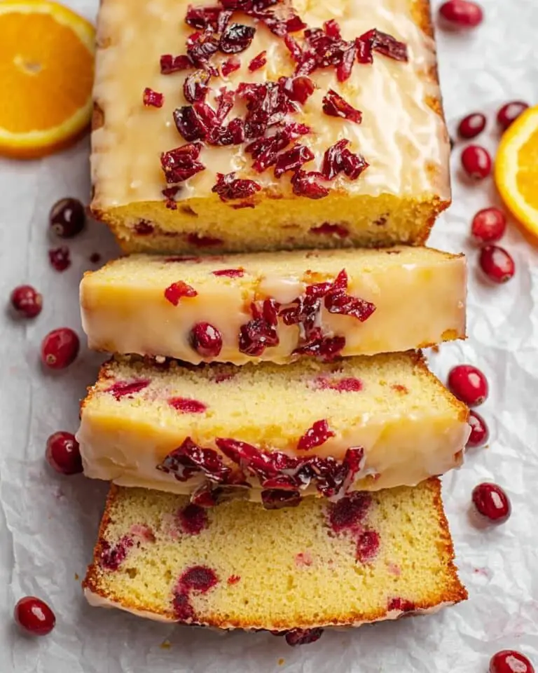 Cranberry Orange Bread with Citrus Glaze Recipe