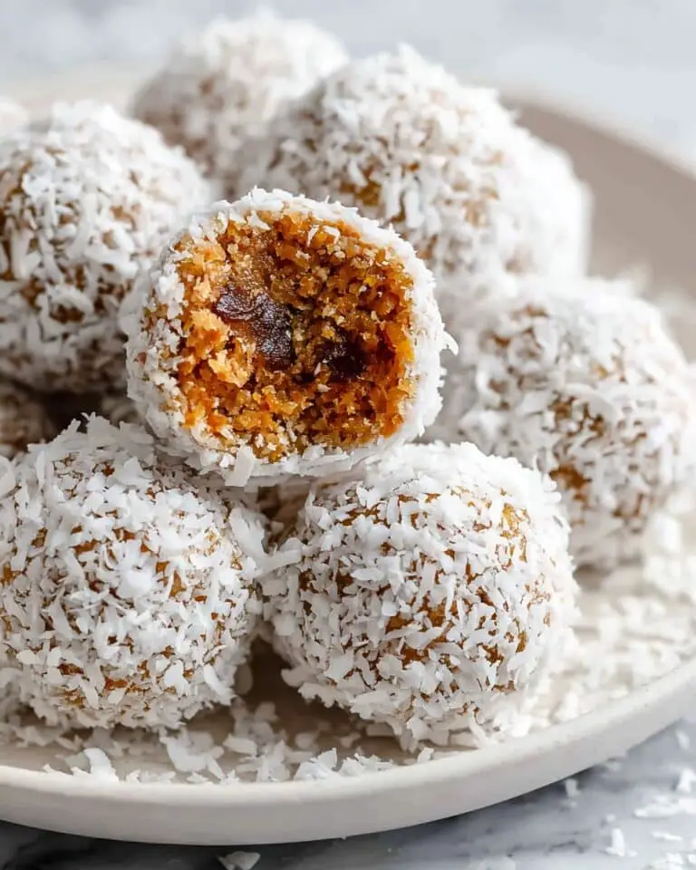 No Bake Carrot Cake Energy Bites Recipe