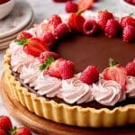 Ganache Tart with Berry Whipped Cream Recipe