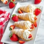 Puff Pastry Cream Horns Recipe