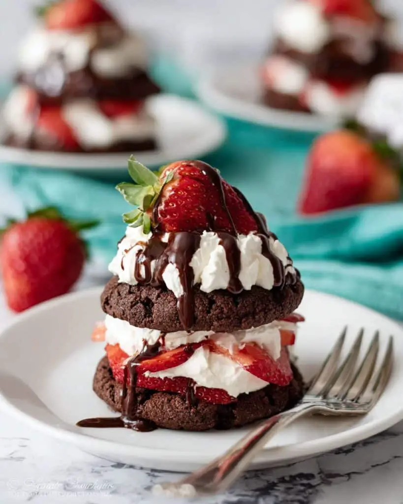 Chocolate Strawberry Shortcake Recipe