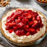 Strawberry Cream Cheese Pie with Pretzel Crust Recipe