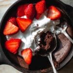 Chocolate SunButter Cast Iron Skillet Cake Recipe