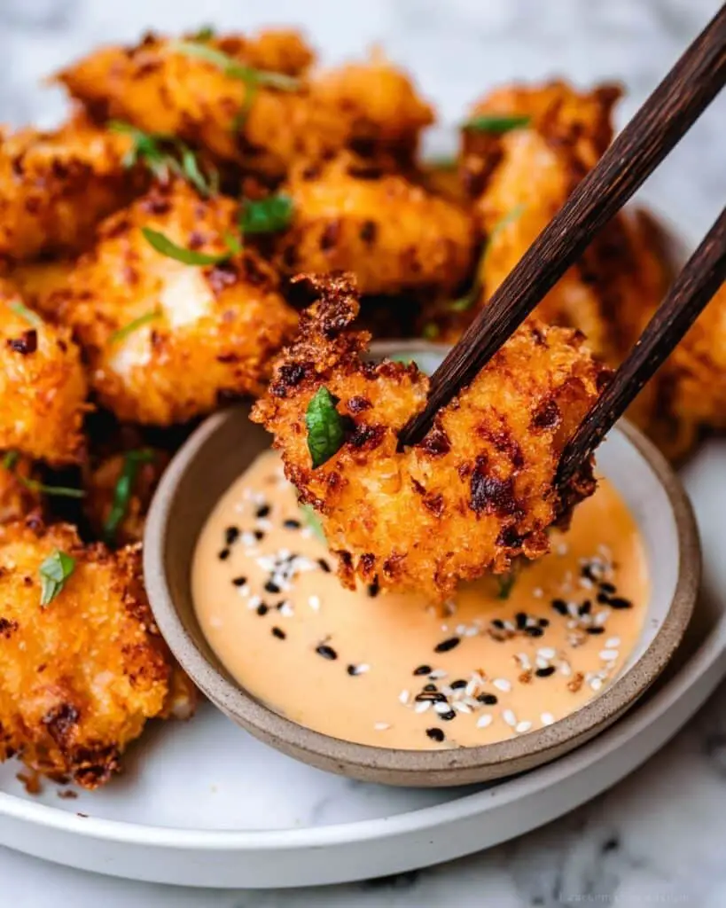 Crispy Vegan Bang Bang Cauliflower (Air Fryer) Recipe