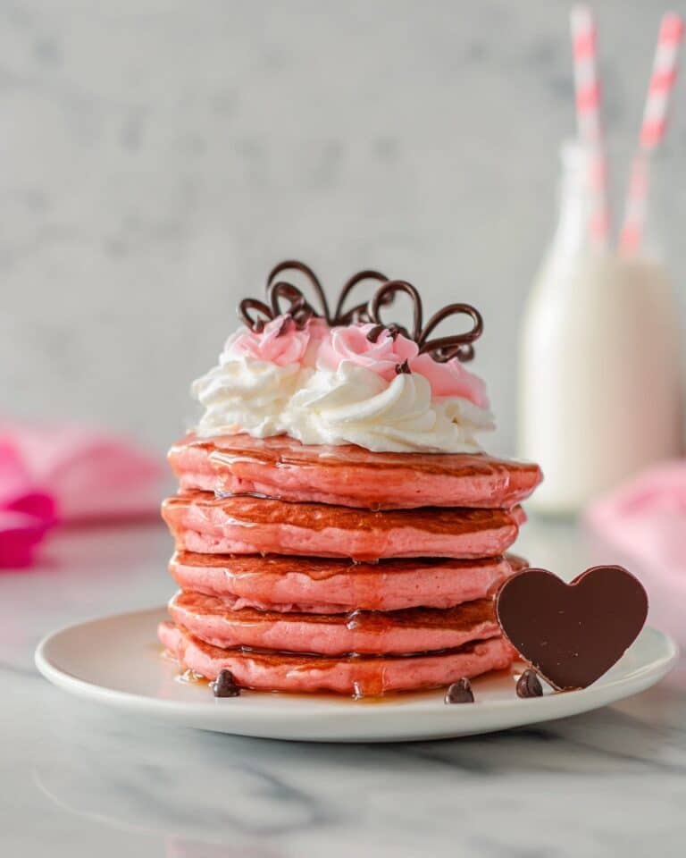 Pink Pancakes Recipe