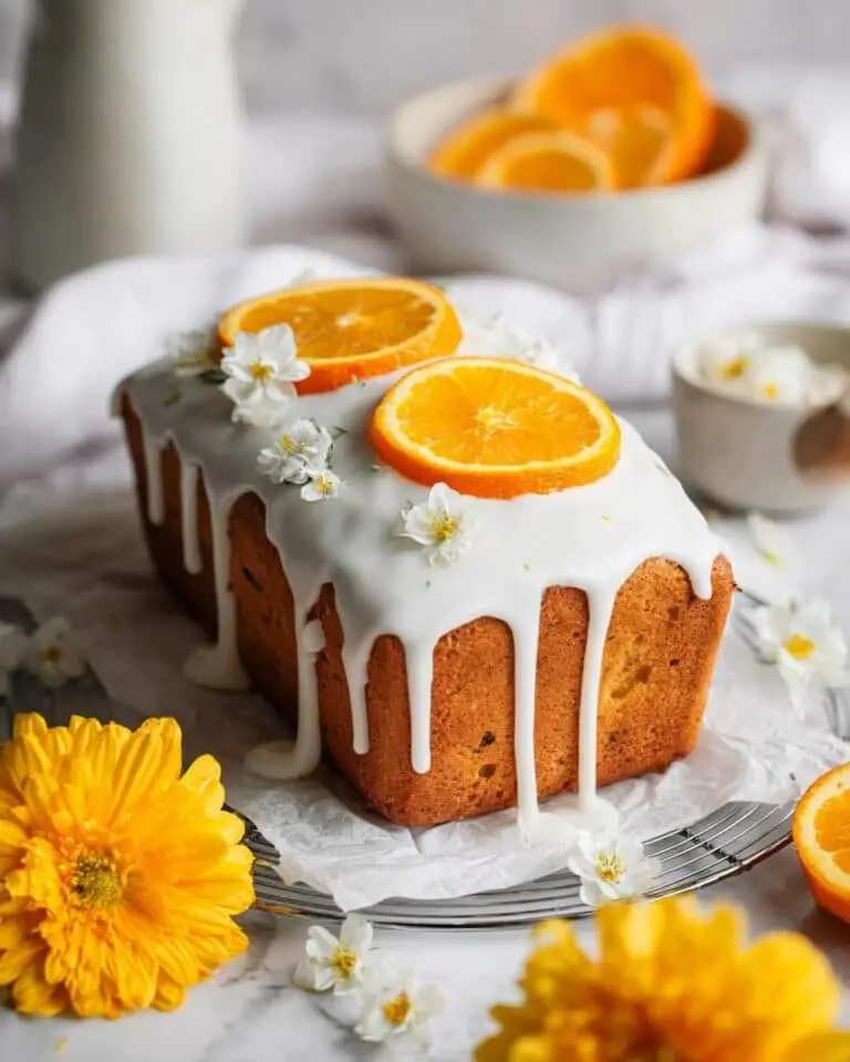 Orange Pound Cake with Orange Glaze Recipe