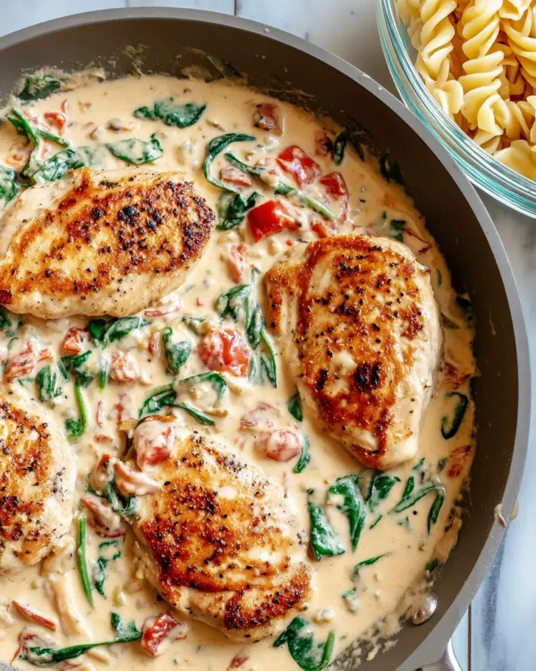 Creamy Mediterranean Chicken Skillet Recipe