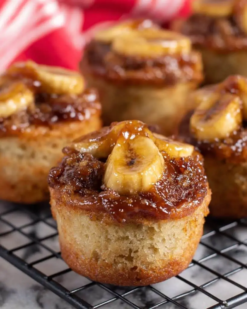 Banana Upside Down Muffins Recipe
