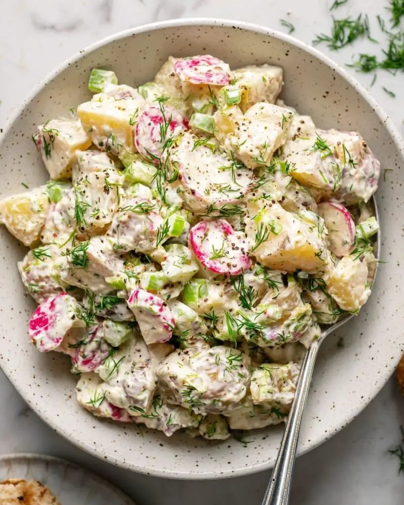 Dill Pickle Potato Salad with Creamy Dill Dressing Recipe