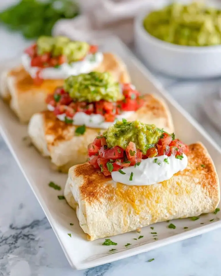 Baked Chicken Chimichangas Recipe