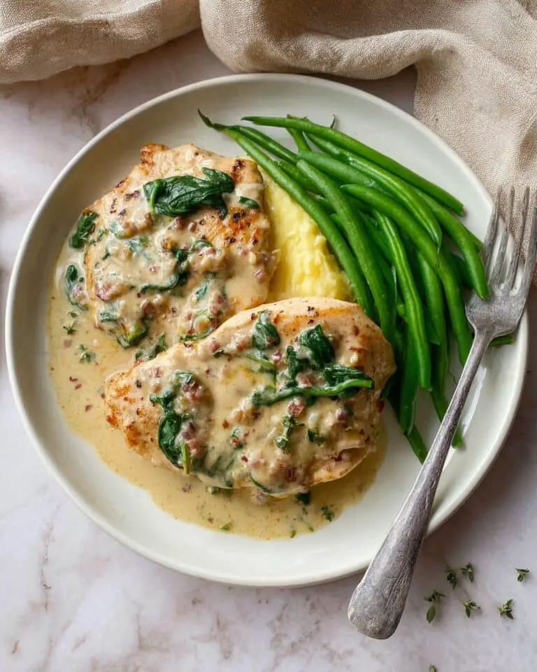 Dijon Chicken with Creamy White Wine Sauce Recipe
