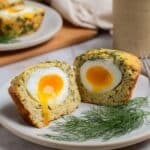 Jumbo Savory Egg & Cheddar Muffins (Gluten Free) Recipe