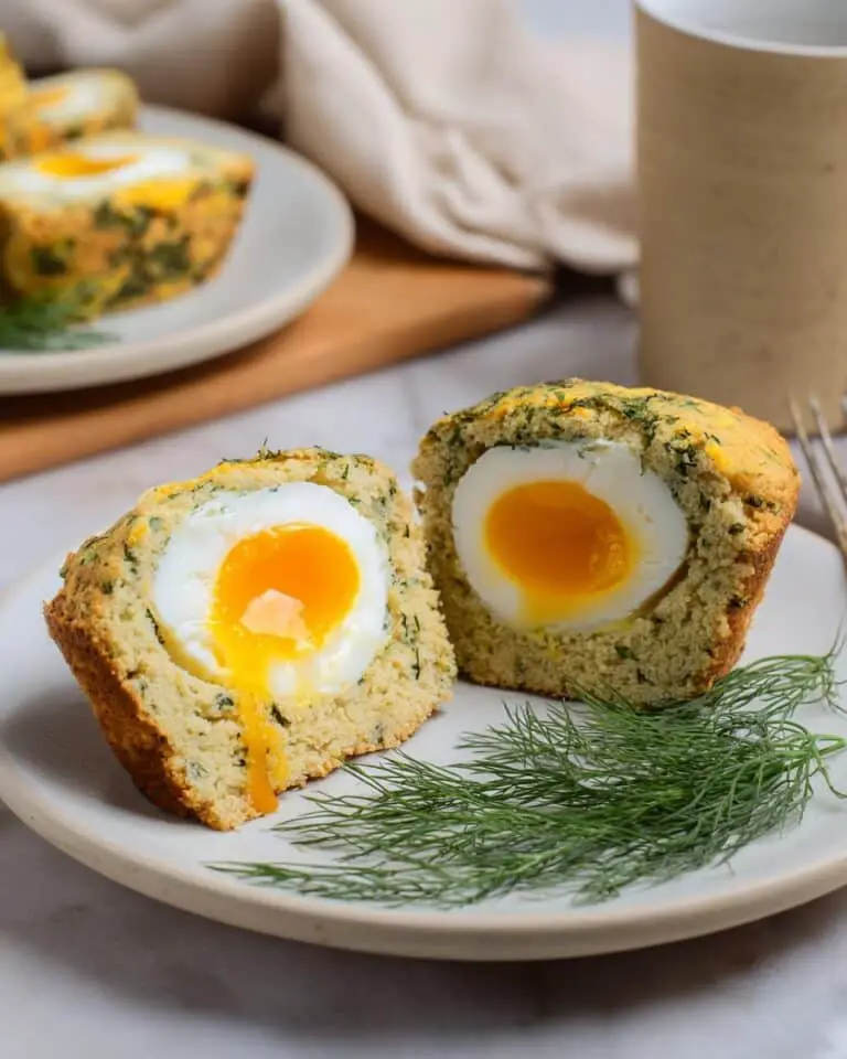 Jumbo Savory Egg & Cheddar Muffins (Gluten Free) Recipe