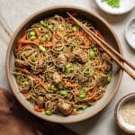 Sesame Soba Noodles with Chicken and Veggies Recipe
