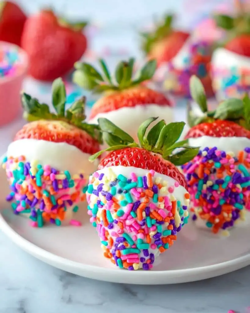 White Chocolate Strawberries Recipe